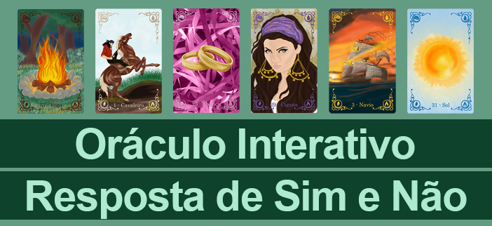 Sim, Não ou Talvez? Oráculo interativo - Linha das Águas